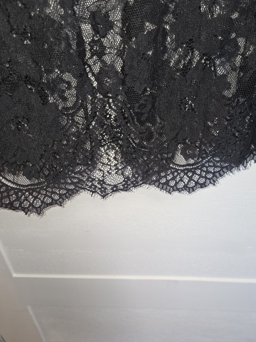 Forever 21 Black Lace Floral Sheer Blouse - Picture 4 of 11